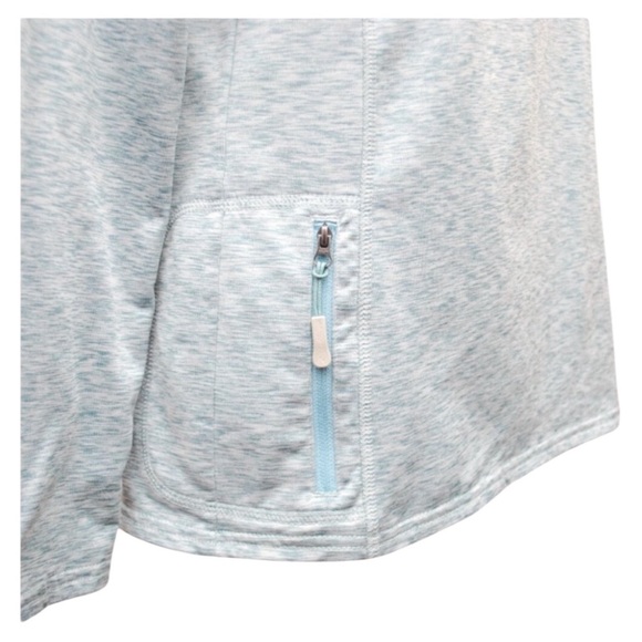 Eddie Bauer Women's Jacket Large Blue Quarter Zip Two-Tone - Picture 5 of 6